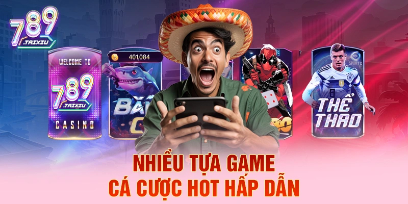 Đa dạng game cá cược tại bin88